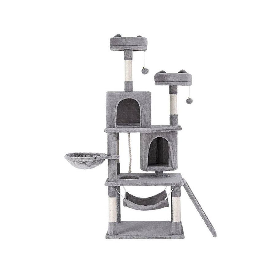 I Pet Cat Tree Tower Scratching Post Scratcher 161cm Condo - KAZIPAWS