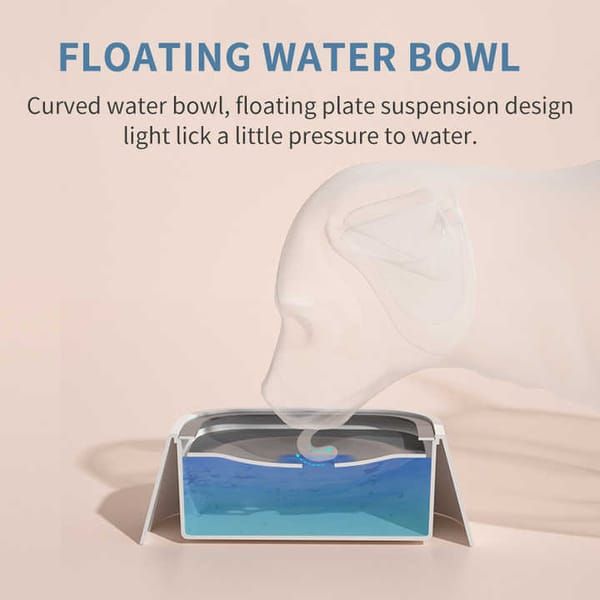 Pink Gravity Water Feeder for Dogs - KAZIPAWS
