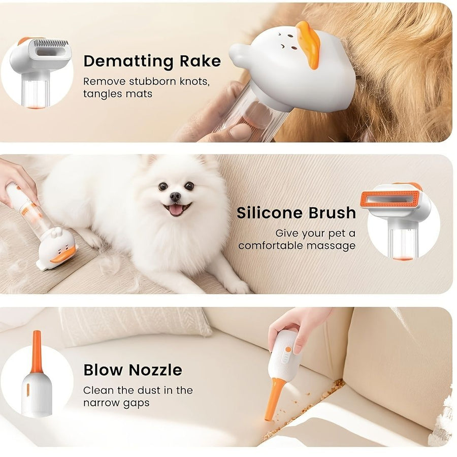 Pet Dematting Comb Cat and Dog Grooming Brush Hair Remover - KAZIPAWS