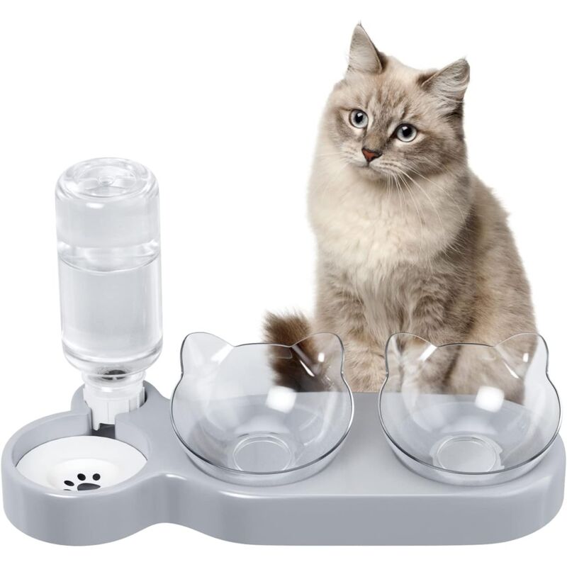 Cat Bowl 15 Tilting Water Bowl Automatic Bowl - KAZIPAWS