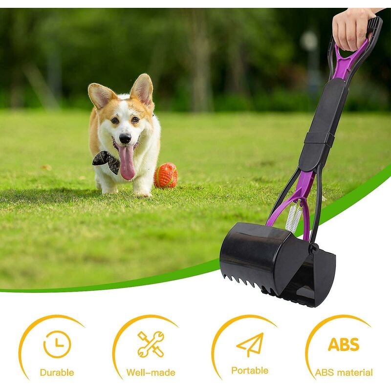 Foldable Dog and Cat Poop Scooper Long Handle Pooper Scooper - KAZIPAWS