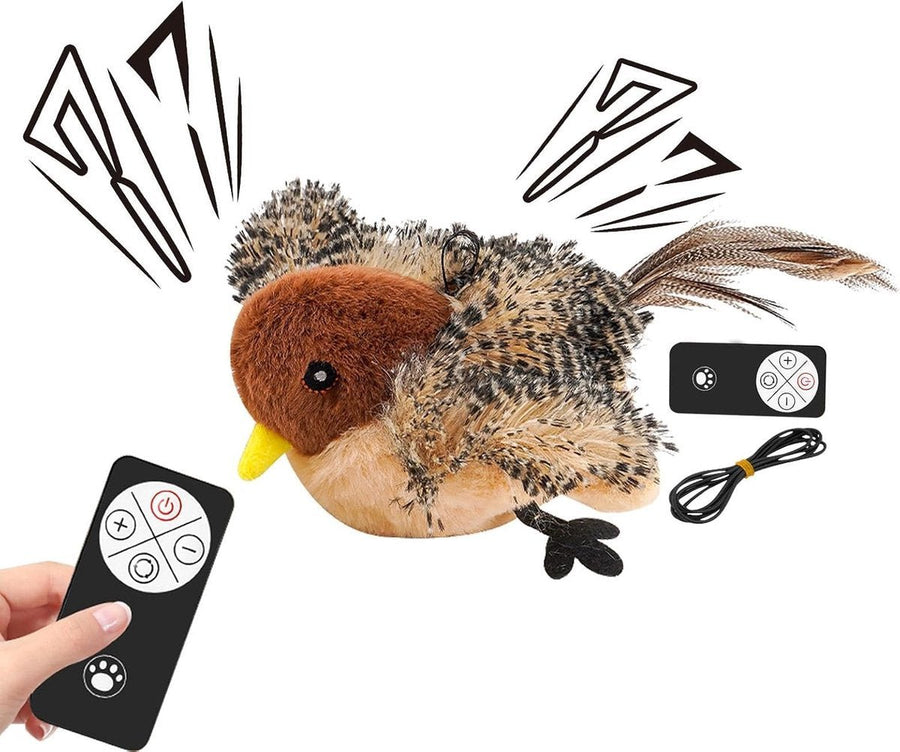 Cat Toys with Catnip Flappy Bird Toy for Indoor - KAZIPAWS