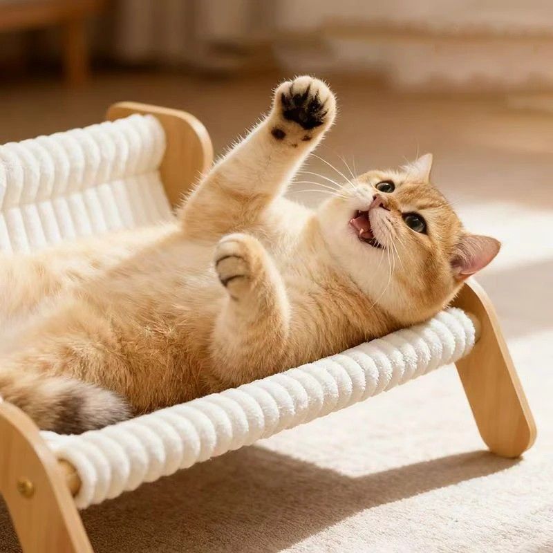 Plush Cat Bed Sofa Warm Lounge Chair Dog - KAZIPAWS