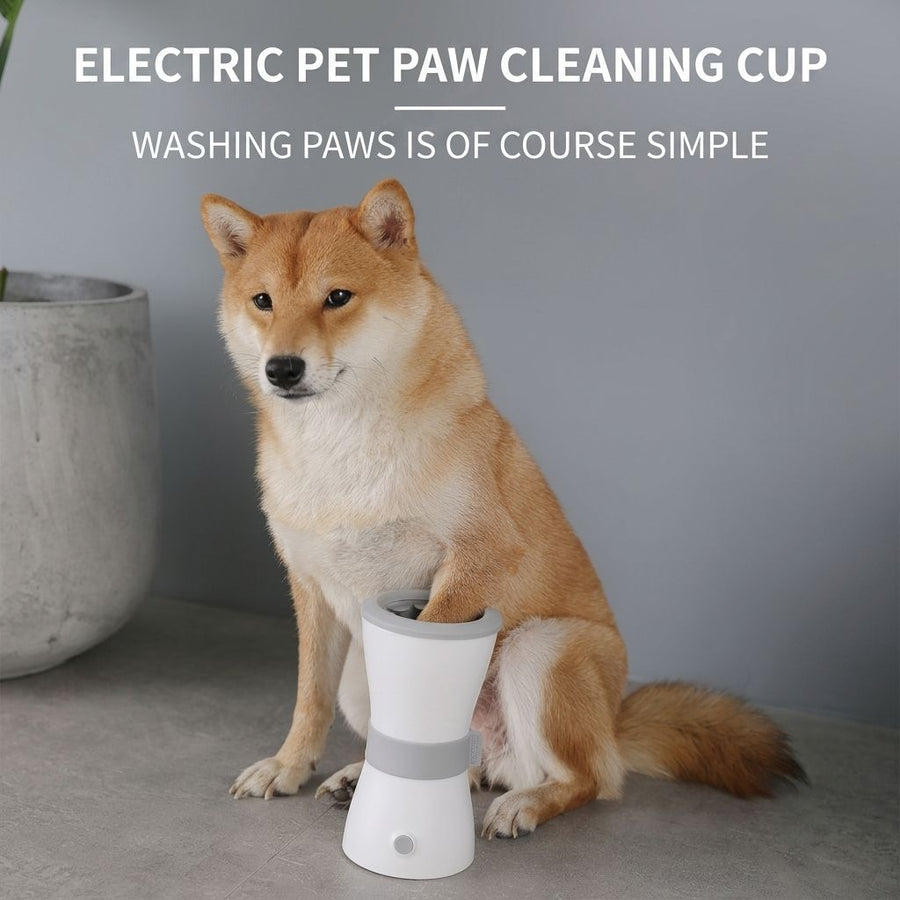 USB Rechargeable Electric Pet Paw Washer Cup Automatic Dog - KAZIPAWS