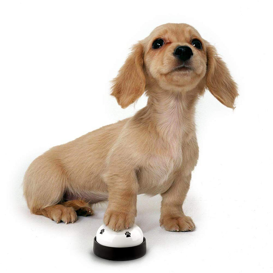 Dog Training Bell, Dog Puppy Pet Potty Training Bells, Dog Cat Door Bell Tell Bell with Non-Skid Rubber Base - KAZIPAWS