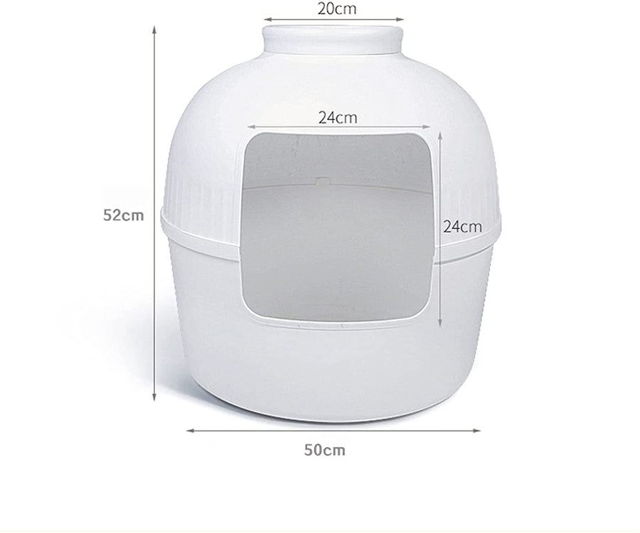 Yes4Pets Multifunctional Cat Litter Box House Semi - KAZIPAWS