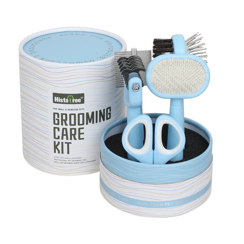 Blue Complete 5 in 1 Grooming Care Kit Professional - KAZIPAWS
