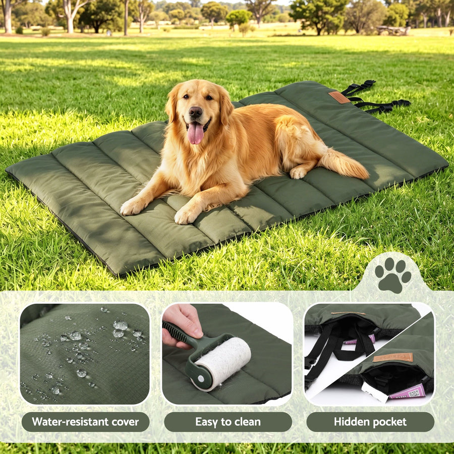 I Pet Outdoor Dog Bed Large Water Resistant Washable - KAZIPAWS