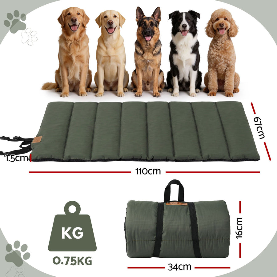 I Pet Outdoor Dog Bed Large Water Resistant Washable - KAZIPAWS