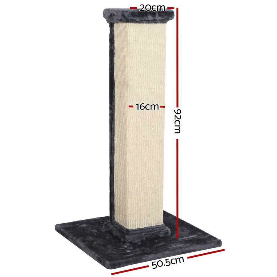 I Pet Cat Tree 92cm Scratching Post Tower Scratcher Wood - KAZIPAWS