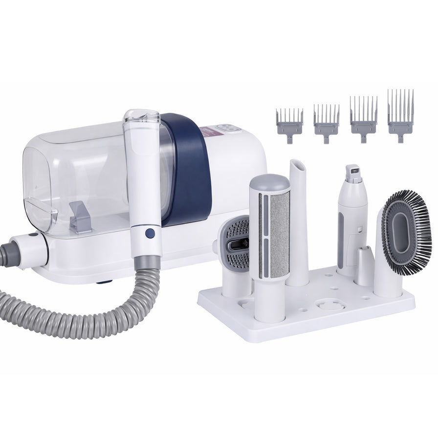 i.Pet Pet Grooming Kit Vacuum Dog Cat Hair Dryer Remover Clipper Brushes Cleaning - KAZIPAWS