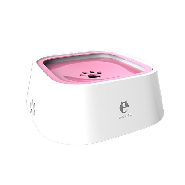 Pink Gravity Water Feeder for Dogs - KAZIPAWS