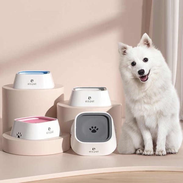 Pink Gravity Water Feeder for Dogs - KAZIPAWS