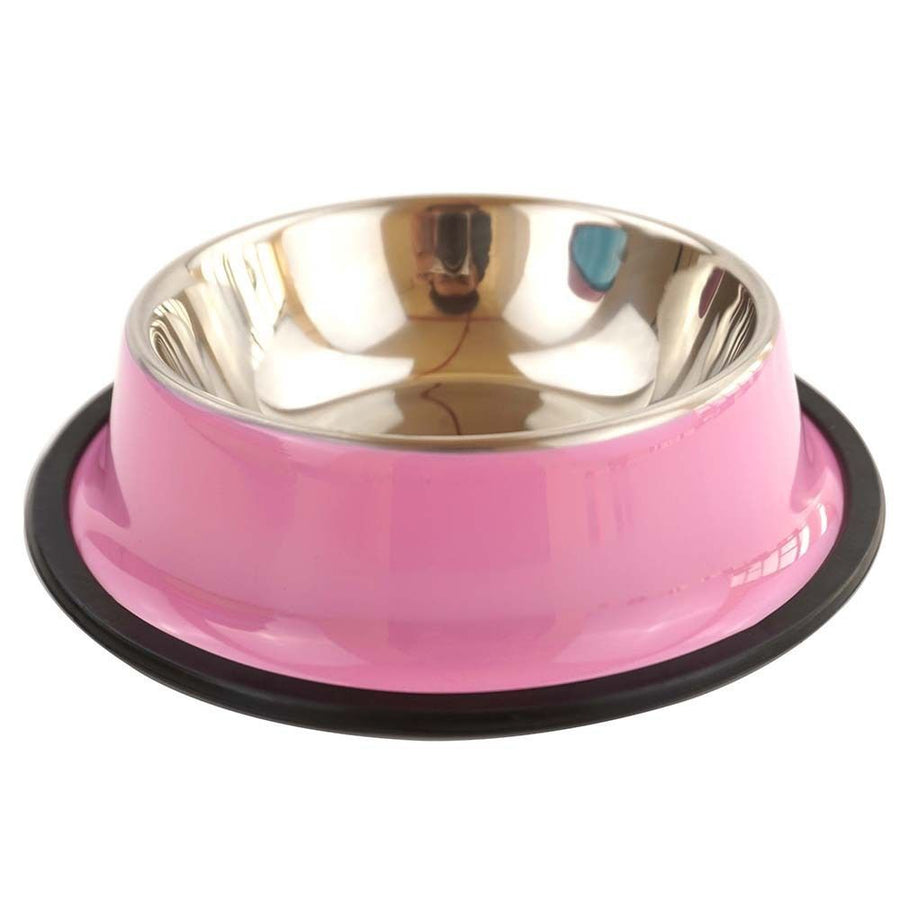 Stainless Steel Pet Bowls Non Slip Dog Bowls Large - KAZIPAWS