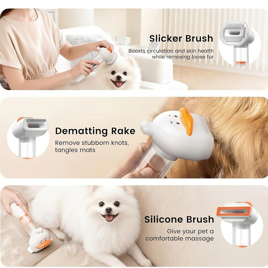 Pet Dematting Comb Cat and Dog Grooming Brush Hair Remover - KAZIPAWS