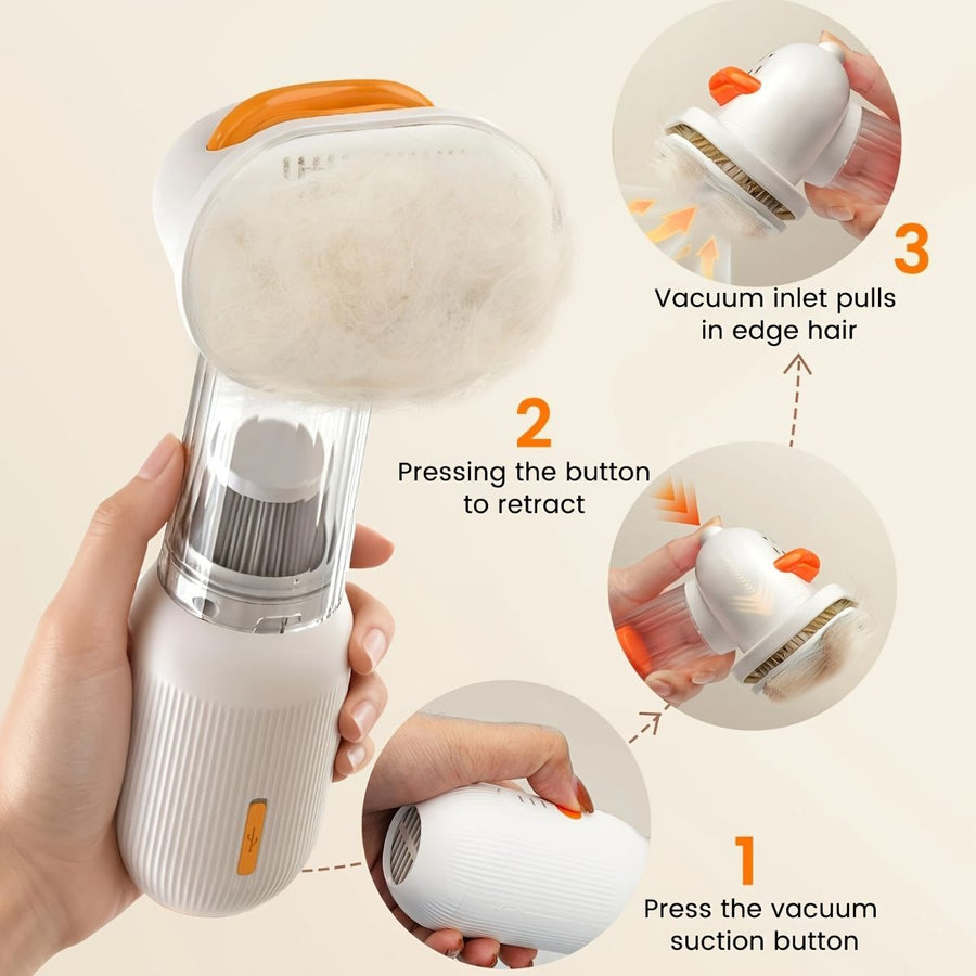 Pet Dematting Comb Cat and Dog Grooming Brush Hair Remover - KAZIPAWS