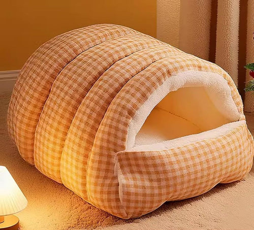 Large Cat Beds for Indoor Closed Open Cats Bed Switchable