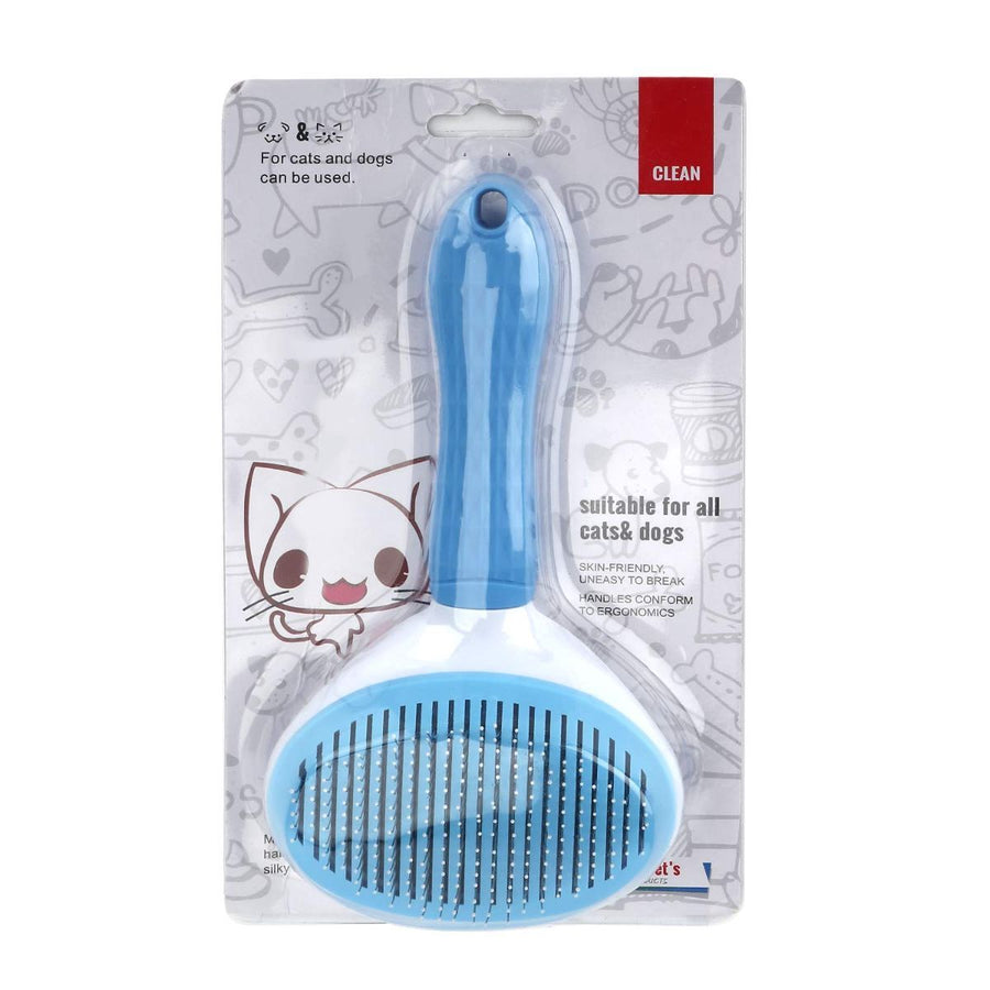 Self Cleaning Pet Brush Grooming Brush Remove Loose - KAZIPAWS