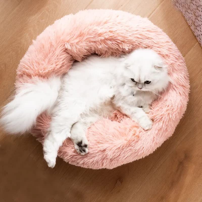 Fluffy Round Cat Bed - KAZIPAWS
