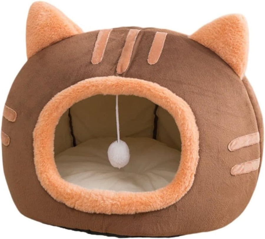 Fluffy Dog Bed Cat Bed Winter House Anti Slip - KAZIPAWS