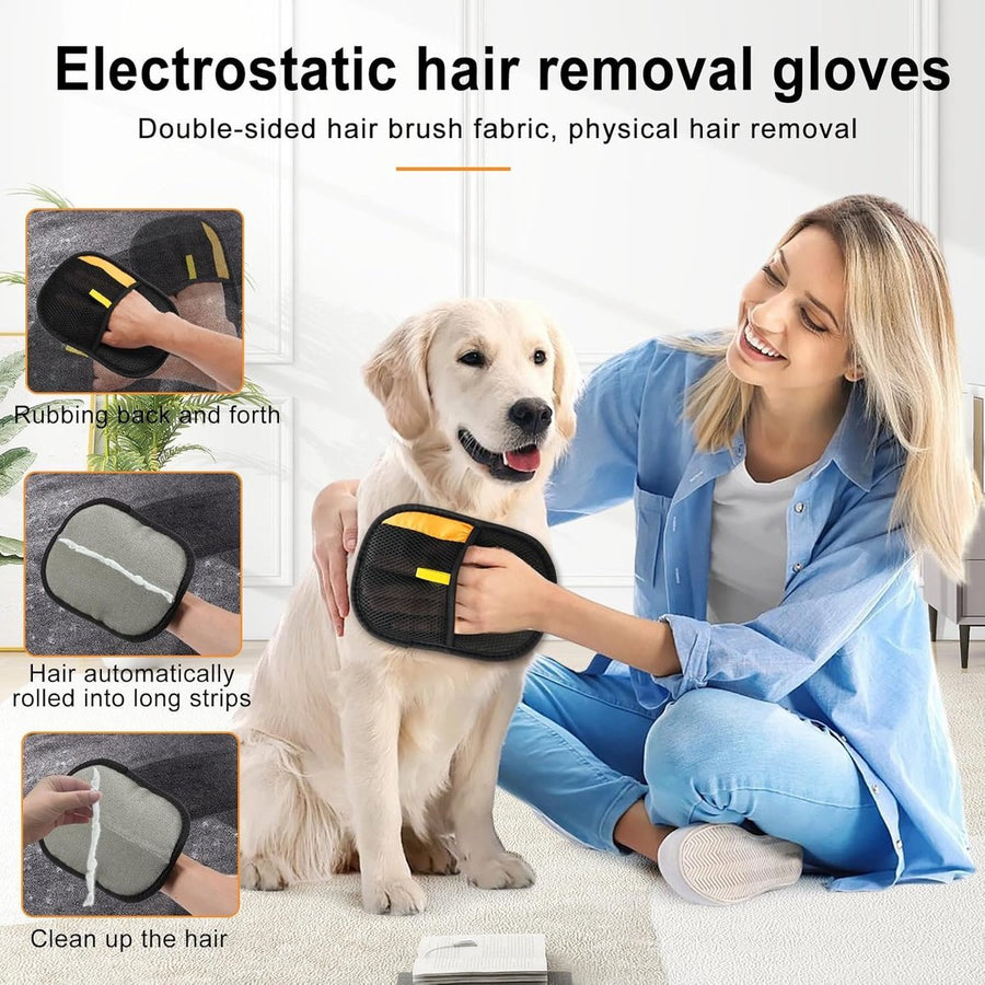 2 Pieces Magic Brush Hair Washable and Reusable for Cat - KAZIPAWS