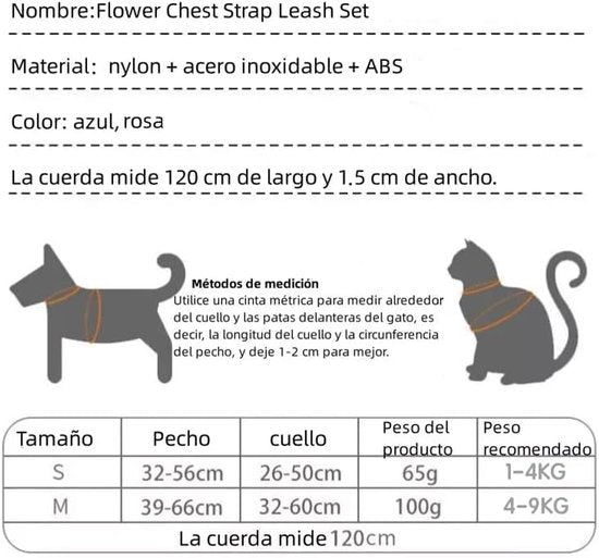 Dog harness - dog harness - dog harness small dog - Anti-pull harness - Y-shaped harness - Pet harness - Cat escape harness - Adjustable harness for small and medium dogs (pink, size M) - KAZIPAWS