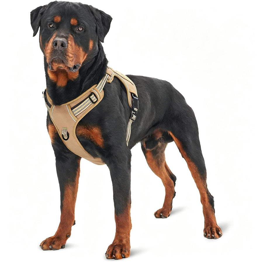 Camouflage Dog Harness Breathable Mesh Safety Vest With Handle Adjustable Pet Walking Harness Perfect Christmas Gift Camo Size S - KAZIPAWS