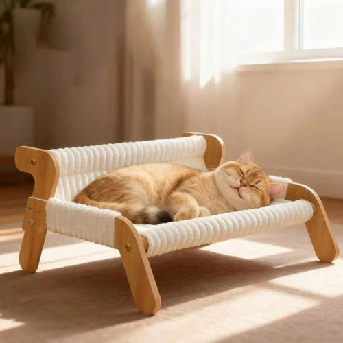 Plush Cat Bed Sofa Warm Lounge Chair Dog