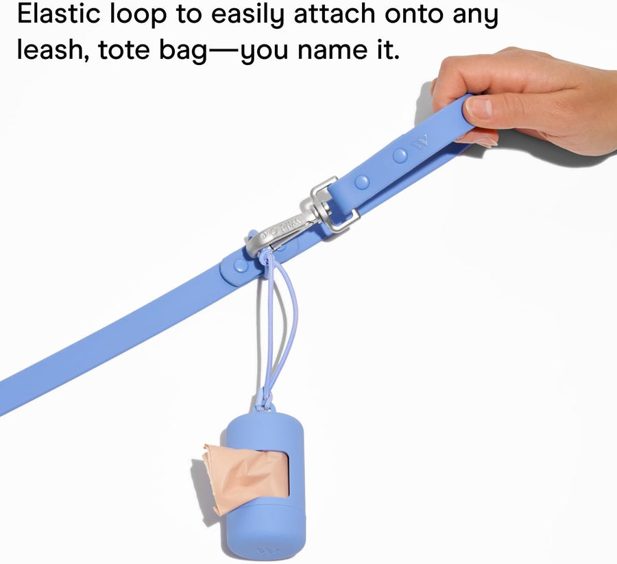 Dog Poop Bag Holder and Dispenser with Leash Attachment Leak - KAZIPAWS