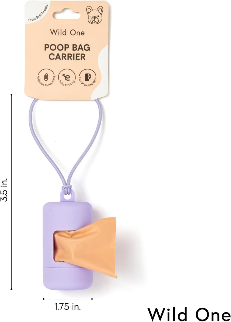 Dog Poop Bag Holder and Dispenser with Leash Attachment Leak - KAZIPAWS