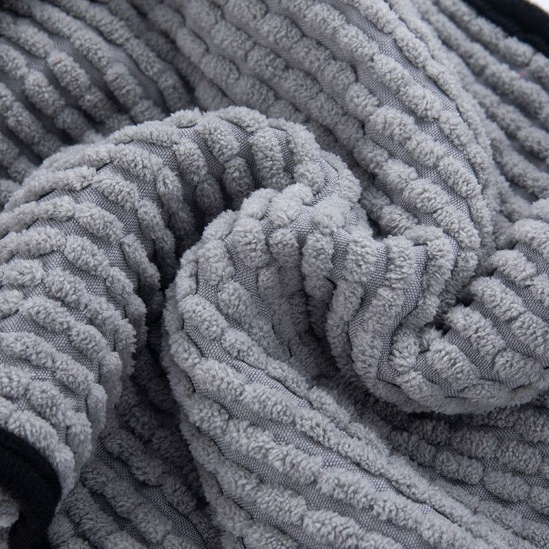 Hand-Insert Pet Absorbent Towel, Quick-Drying Bath Towel for Dogs & Cats—Gray - KAZIPAWS