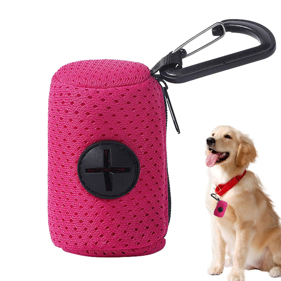 Dog Waste Bag Dispenser Mesh Fabric Attachment Doggy Bag - KAZIPAWS