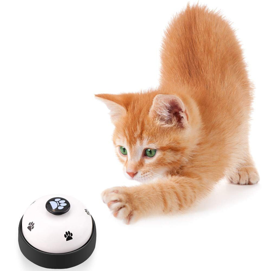 Dog Training Bell, Dog Puppy Pet Potty Training Bells, Dog Cat Door Bell Tell Bell with Non-Skid Rubber Base - KAZIPAWS