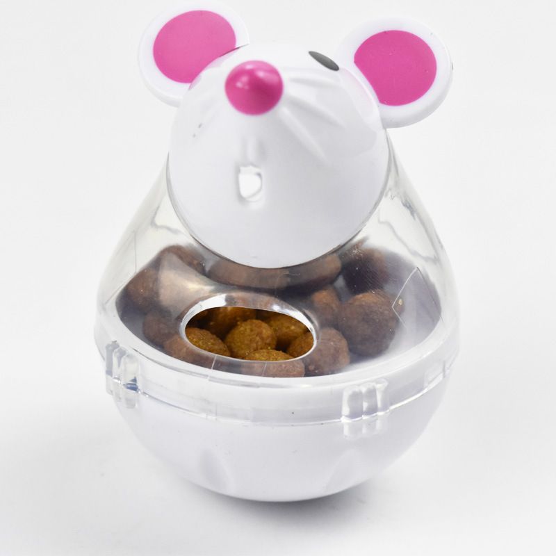 Cat Slow Feeder Cat Food Ball Mice Tumbler Shaped Pet Treat Ball Cat Food Toy Ball Pet Food Ball (2pcs) - KAZIPAWS