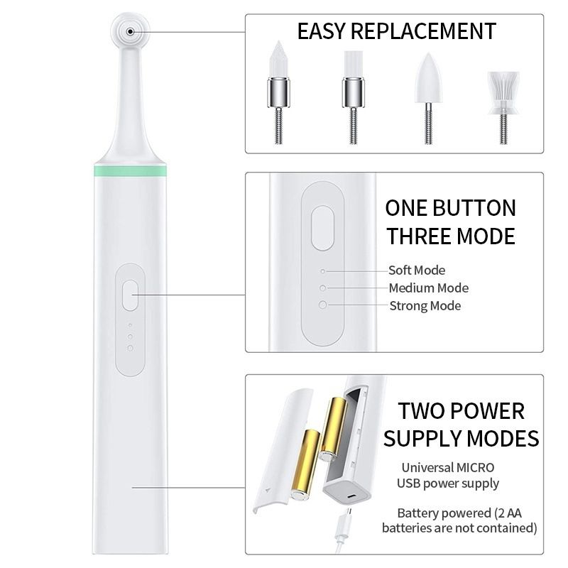 Electric Pet Toothbrush Dog Teeth Cleaning Kit Tooth - KAZIPAWS