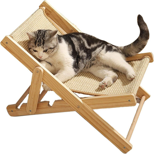 Adjustable Elevated Cat Chair Bed Relaxation Bed