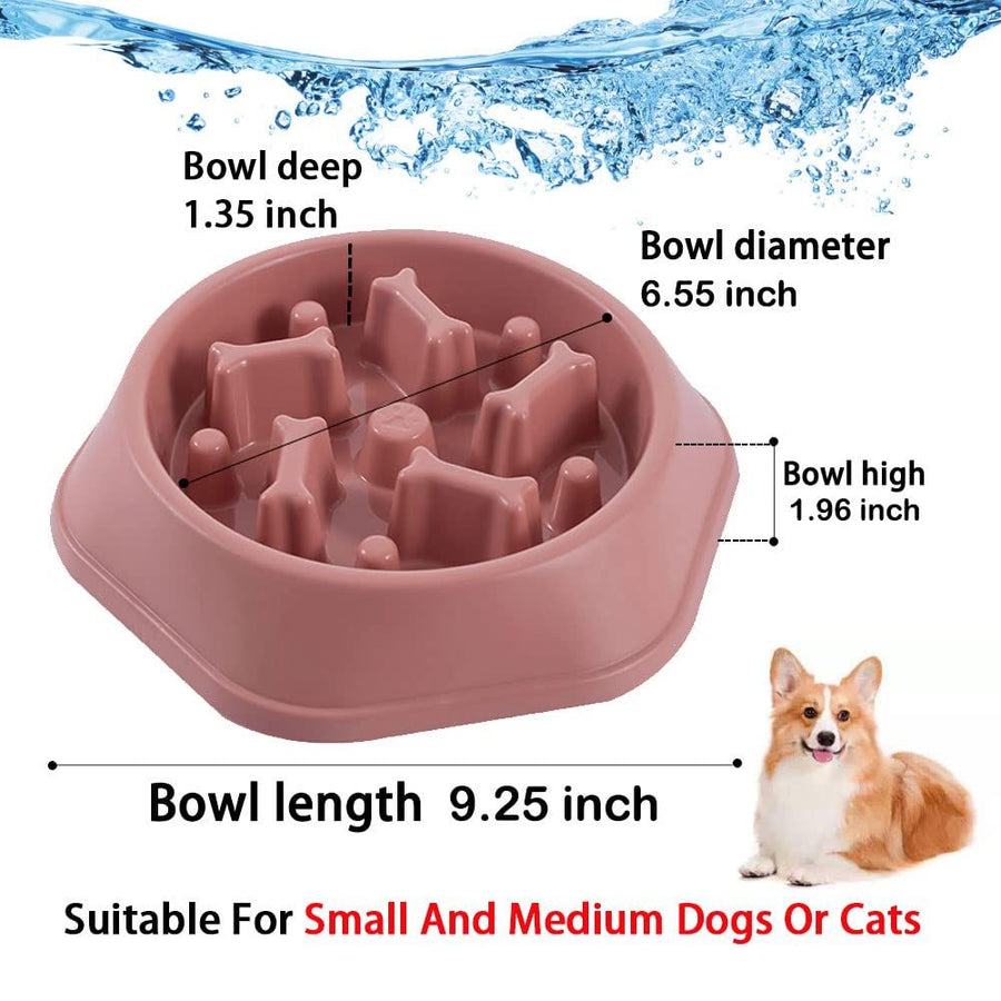 Eating Interactive Fun Alternative Non Slip Dog Slow Food - KAZIPAWS