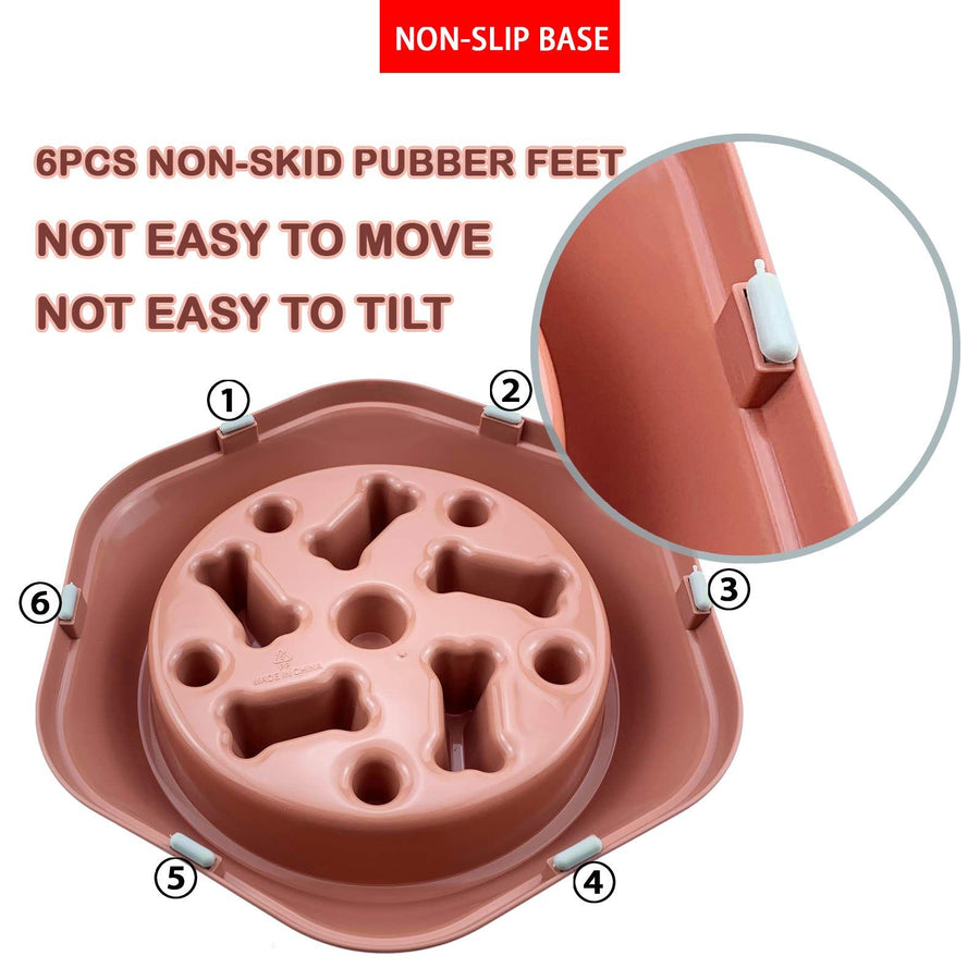 Eating Interactive Fun Alternative Non Slip Dog Slow Food - KAZIPAWS
