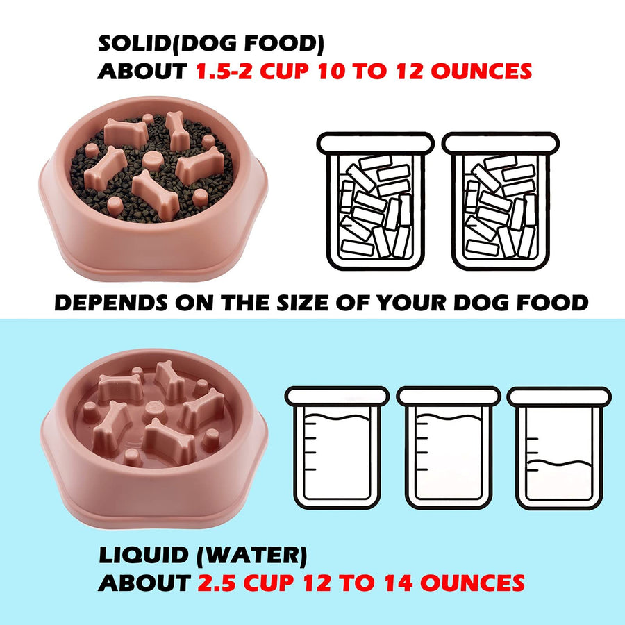 Eating Interactive Fun Alternative Non Slip Dog Slow Food - KAZIPAWS