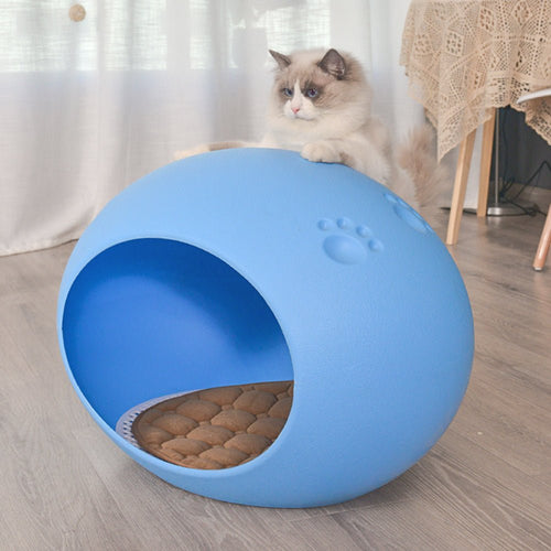Yes4Pets Medium Cave Cat Kitten Box Igloo Bed House