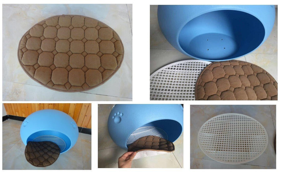 Yes4Pets Medium Cave Cat Kitten Box Igloo Bed House - KAZIPAWS