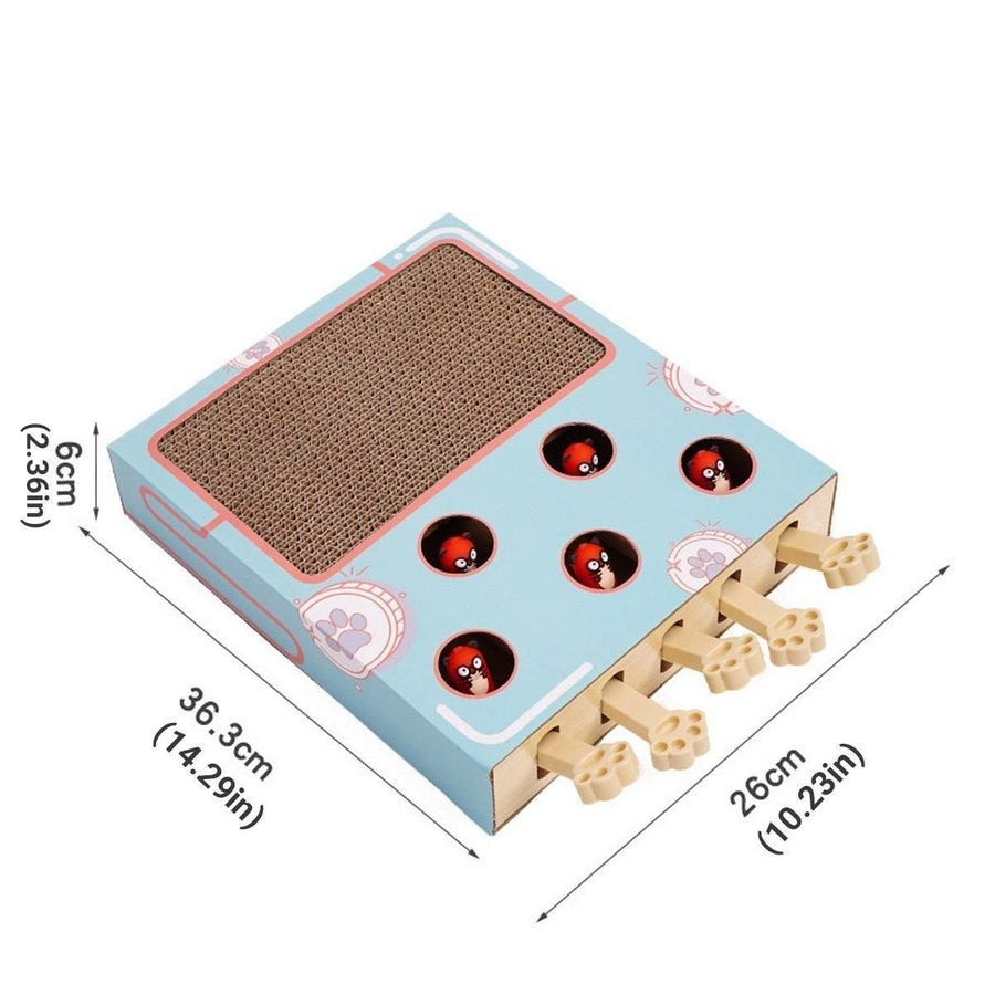 Multifunctional Cat Toys Corrugated Scratch Board for Cats - KAZIPAWS