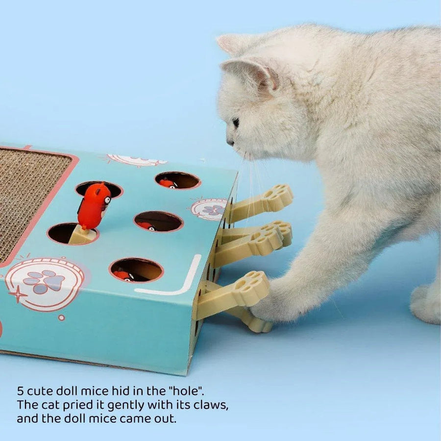 Multifunctional Cat Toys Corrugated Scratch Board for Cats - KAZIPAWS