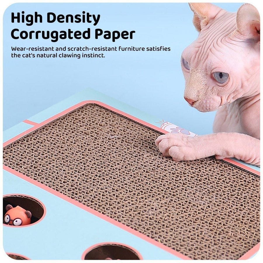 Multifunctional Cat Toys Corrugated Scratch Board for Cats - KAZIPAWS
