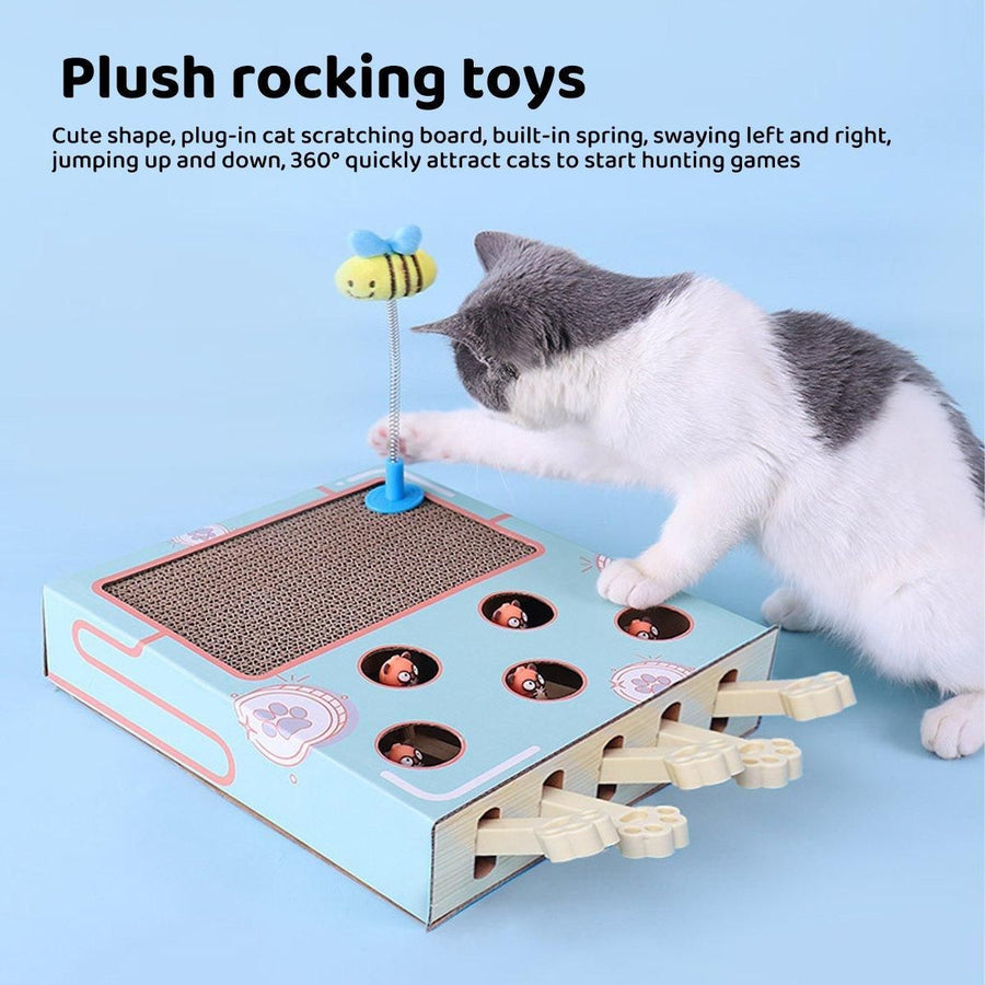 Multifunctional Cat Toys Corrugated Scratch Board for Cats - KAZIPAWS
