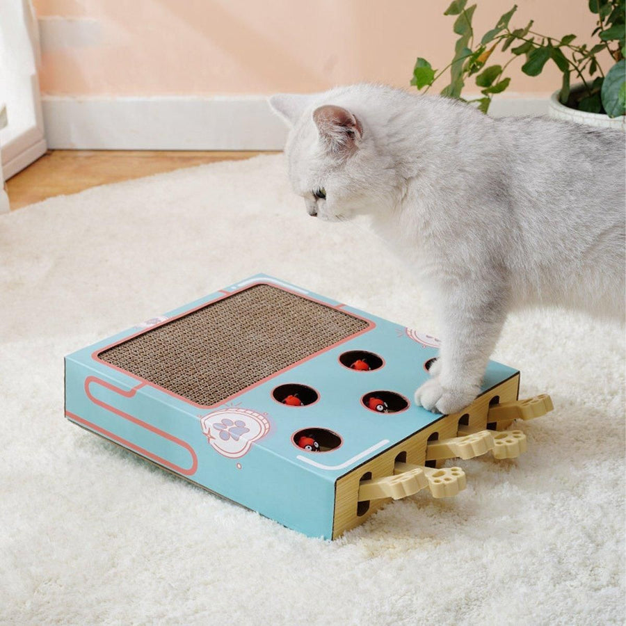 Multifunctional Cat Toys Corrugated Scratch Board for Cats - KAZIPAWS