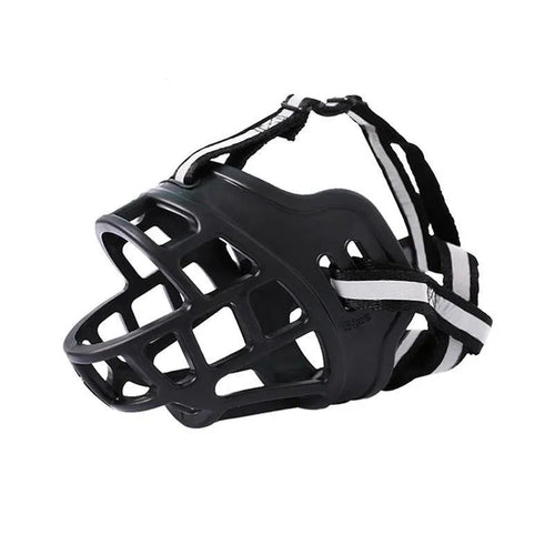 Soft Silicone Dog Basket Muzzle – Adjustable, Breathable & Anti-Bite – Size 2