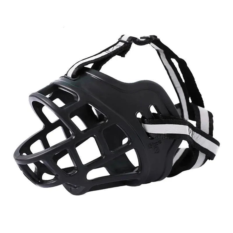 Soft Silicone Dog Basket Muzzle – Adjustable, Breathable & Anti-Bite – Size 2 - KAZIPAWS