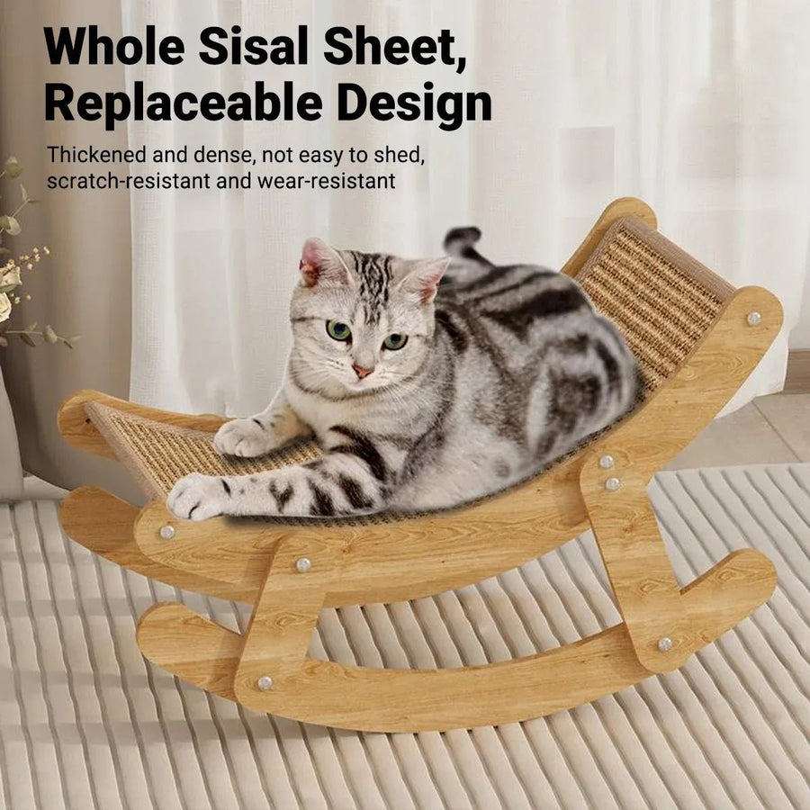 Cat Scratcher Bed Lounge Chair Cradle Chair - KAZIPAWS