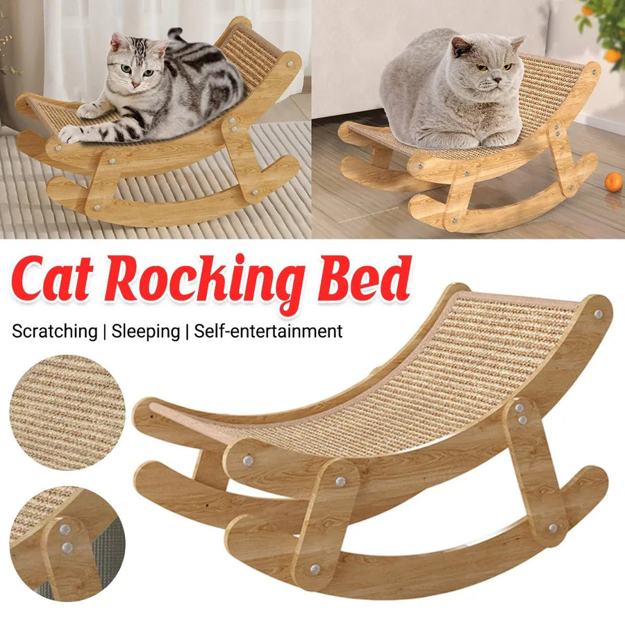 Cat Scratcher Bed Lounge Chair Cradle Chair - KAZIPAWS